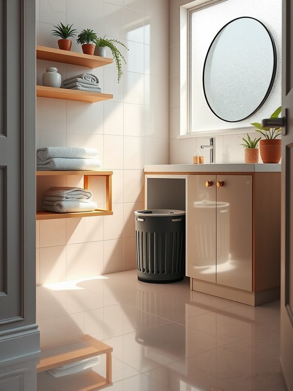 compact laundry storage solution