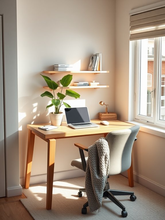 corner desk enhances productivity