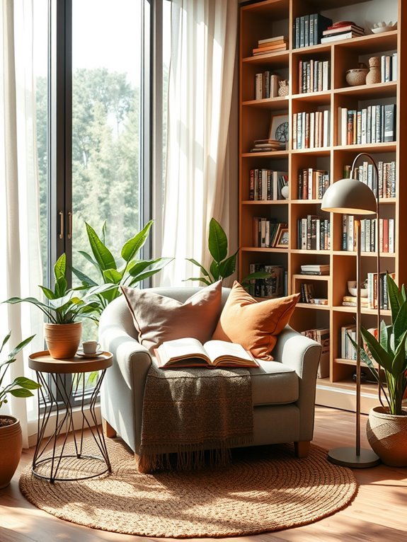 cozy corner for reading