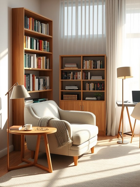 cozy nook for reading