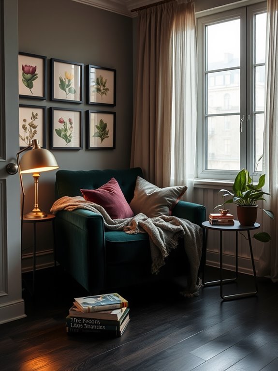 cozy nook for reading