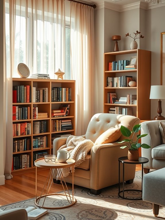 cozy nook for reading