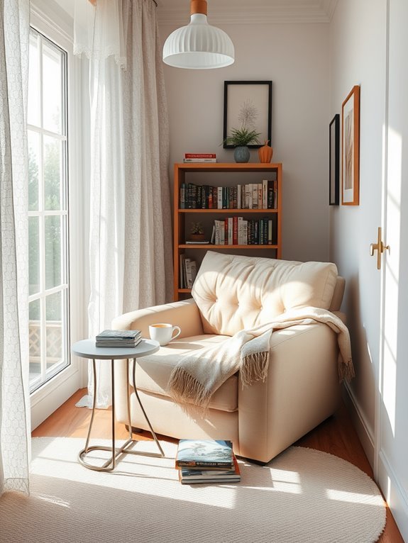 cozy nook for reading