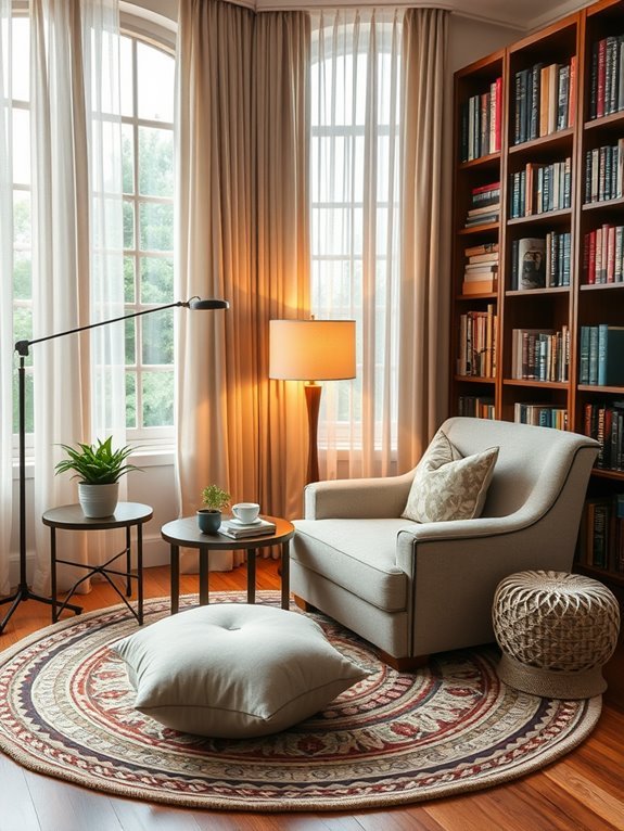 cozy nook for reading
