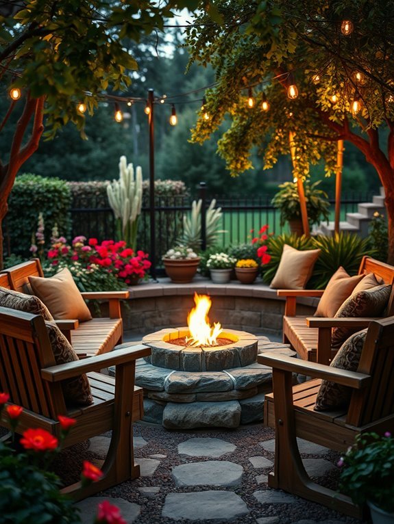 cozy outdoor fire gatherings