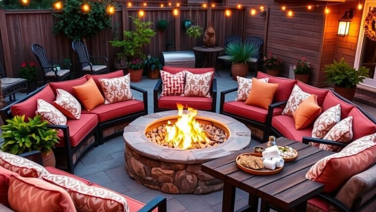 cozy outdoor fire pit ideas