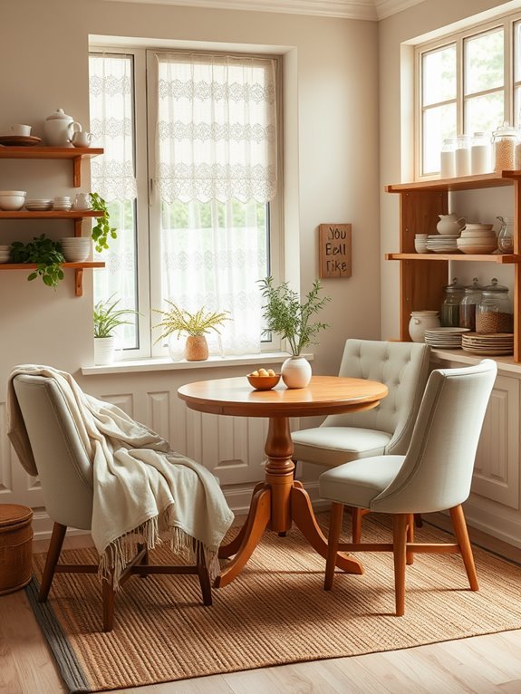 cozy reading corner setup
