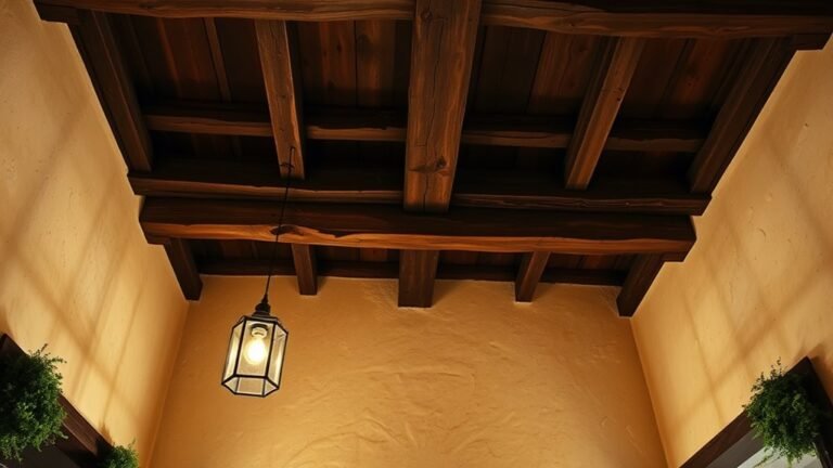 cozy rustic ceiling designs