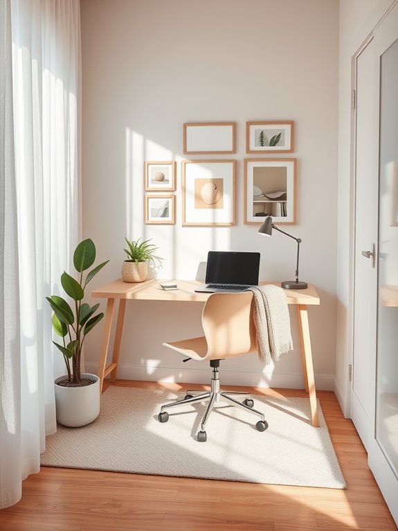 cozy workspace with style
