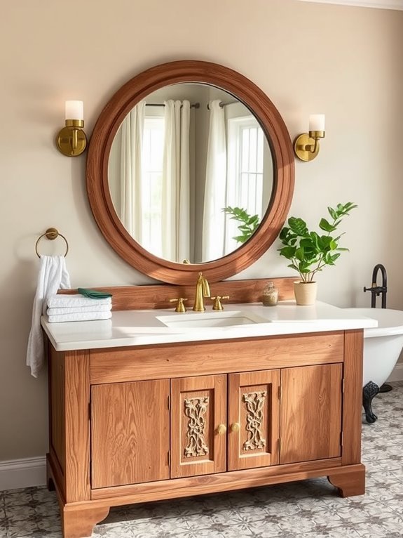creative wooden vanity projects