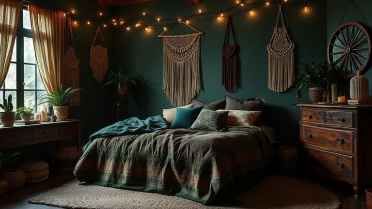 dark bohemian bedroom retreats