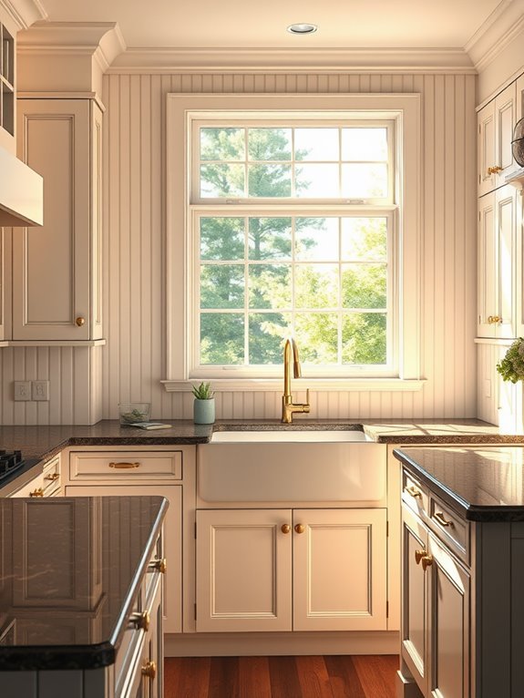 decorative paneling kitchen storage