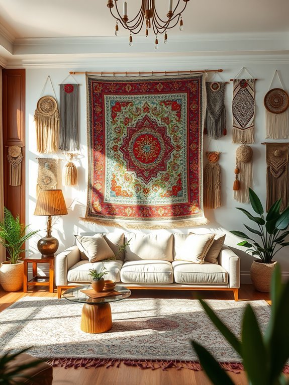 decorative textile wall art