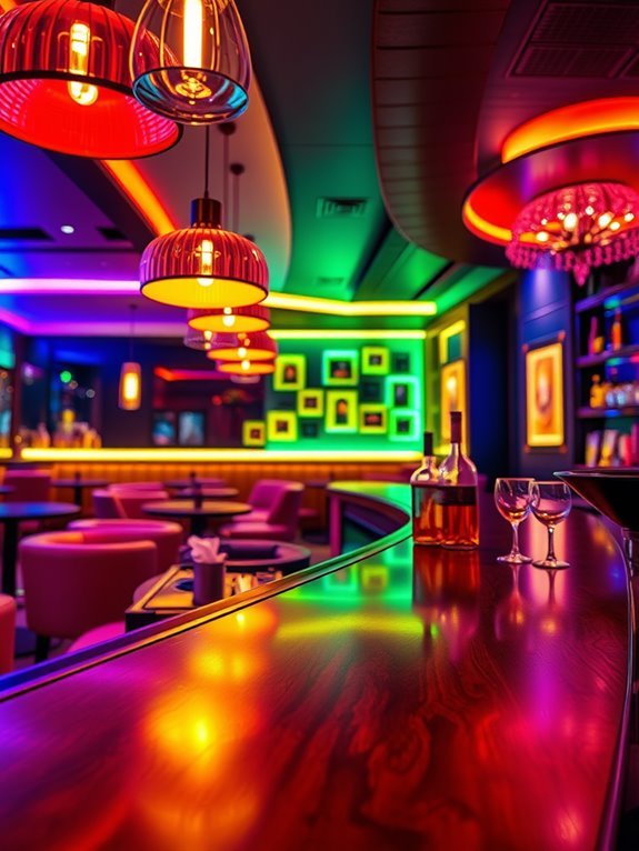 dynamic hue shifting illumination
