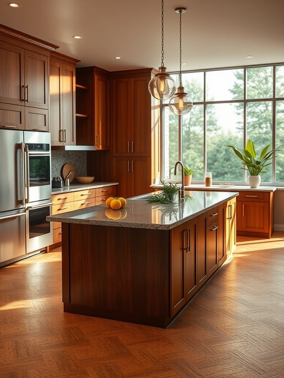 10 Kitchen flooring ideas and Durable Basement Kitchen