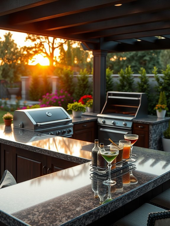 elegant alfresco dining experience
