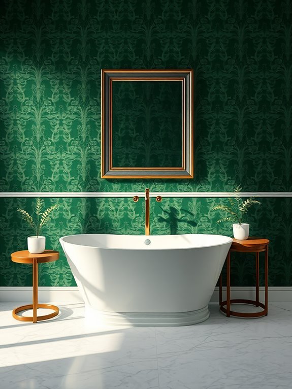 elegant dark green design