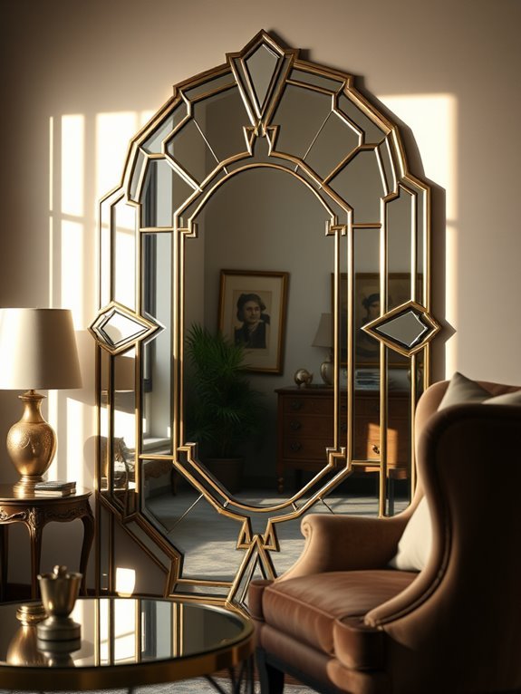 elegant geometric reflective designs