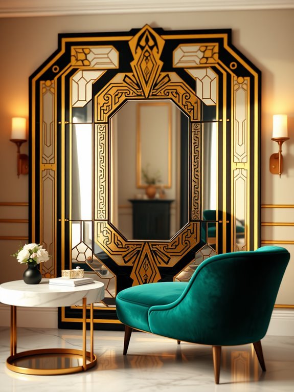elegant geometric reflective designs