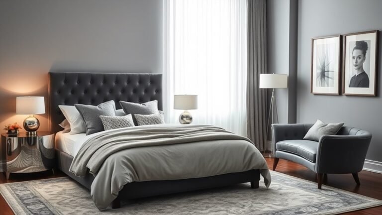 elegant grey bedroom designs