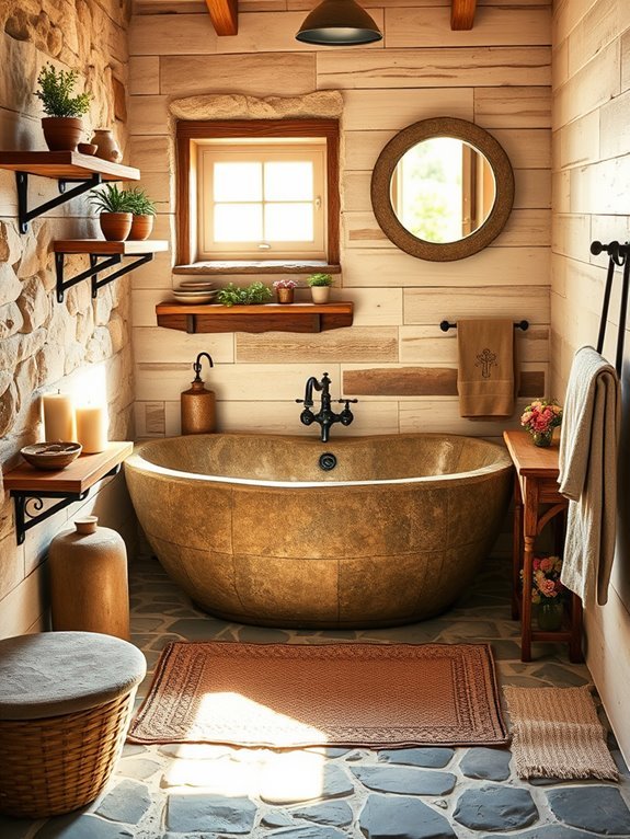 elegant natural stone features