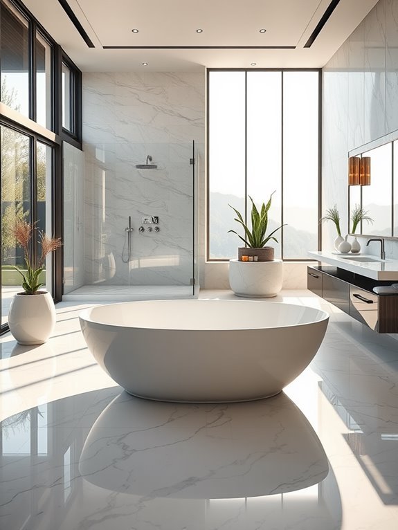 elegant open space living