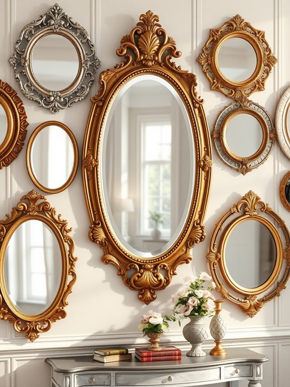 elegant reflective home decor