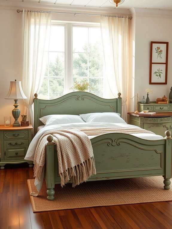 elegant retro green decor