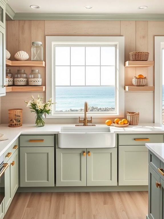 elegant seaside inspired storage