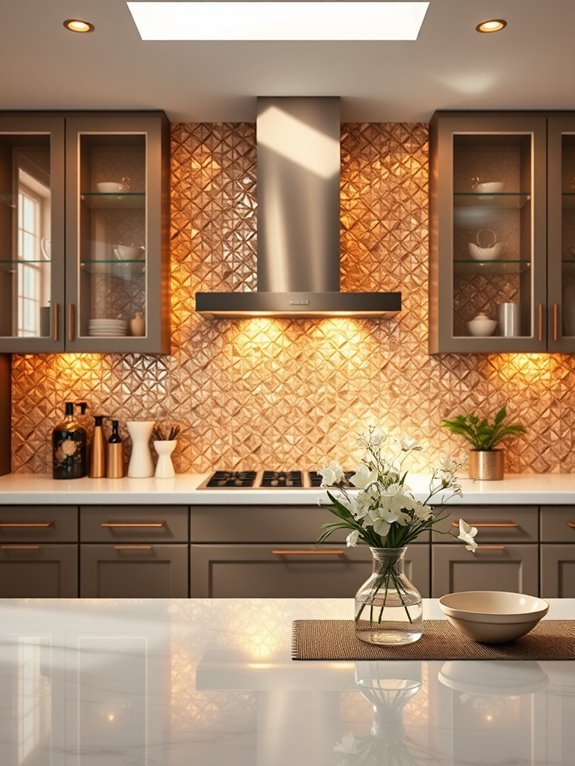 elegant shiny surface textures