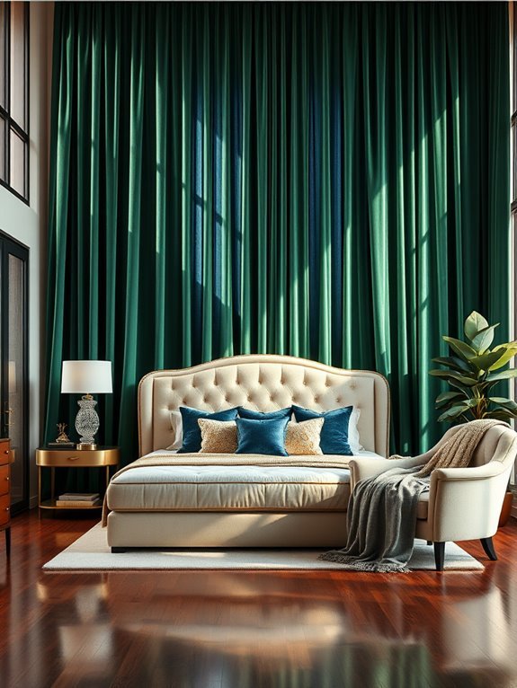 elegant soft fabric curtains