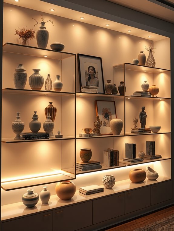 enhance atmosphere with lighting