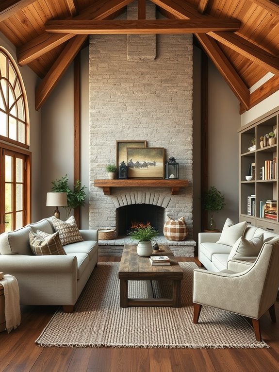 fireplace as focal point