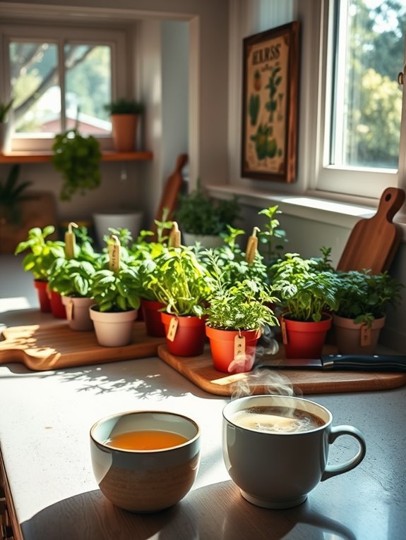 fresh flavors from herbs