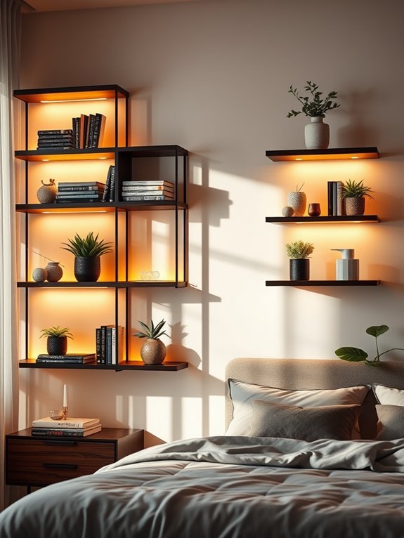 illuminate your shelves stylishly