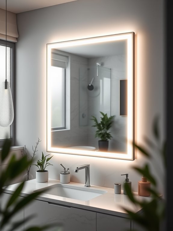 illuminated reflective surface design