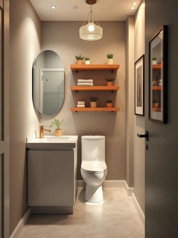 install practical storage shelves