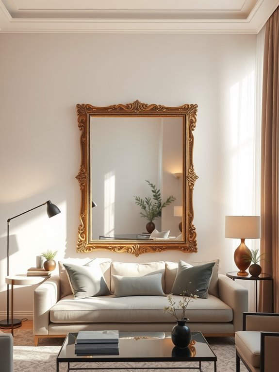 large decorative wall mirrors