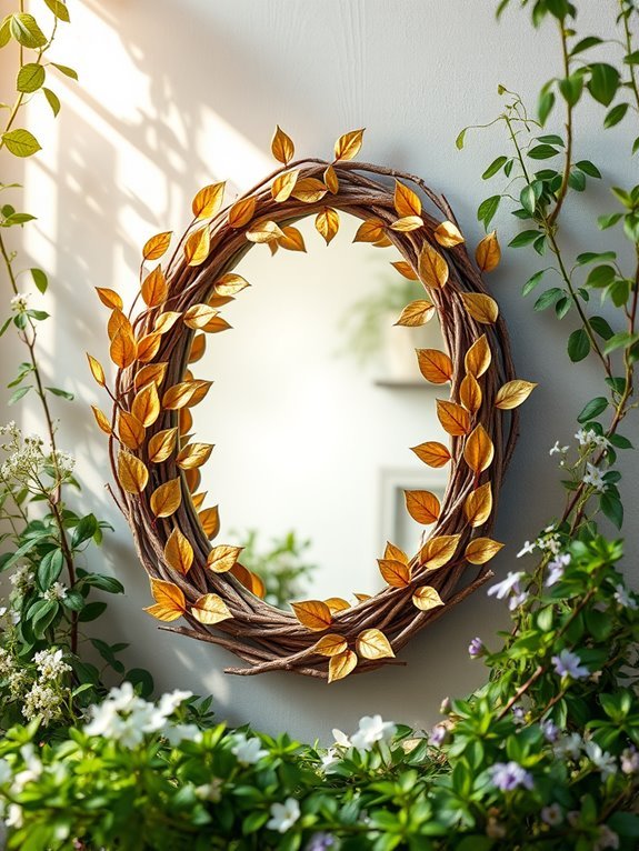 leaf and branch decor