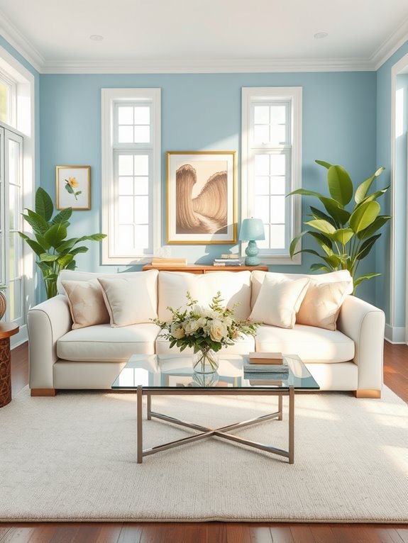 light and serene atmosphere