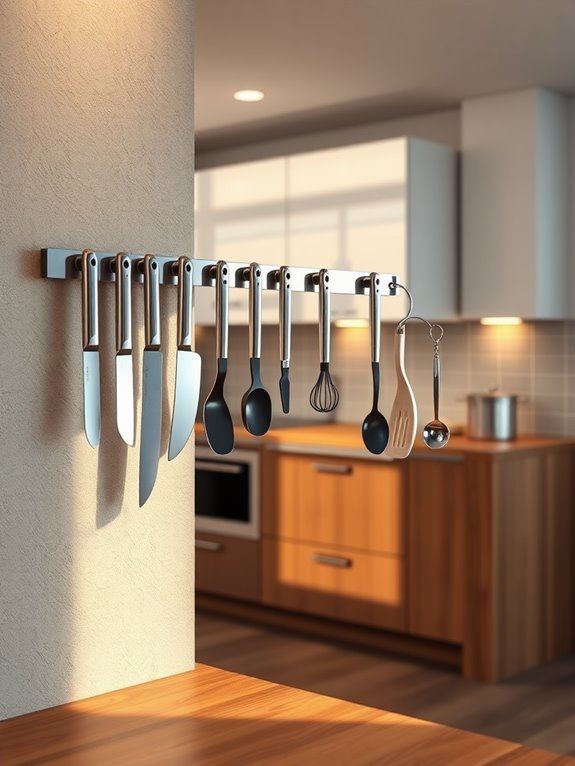 magnetic strips for utensils