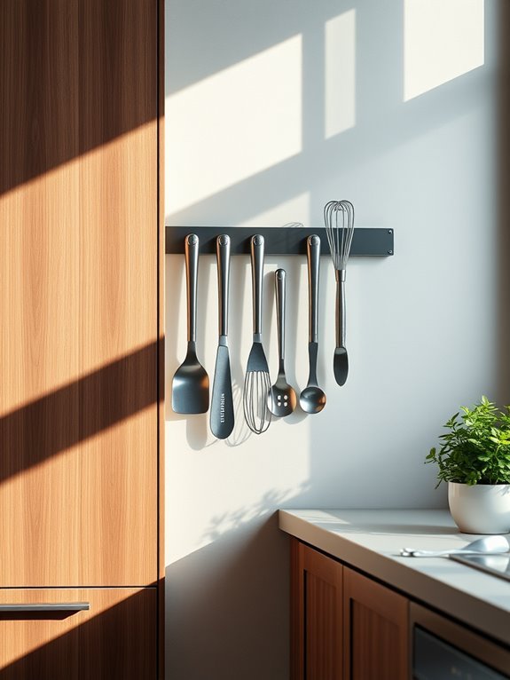 magnetic strips for utensils