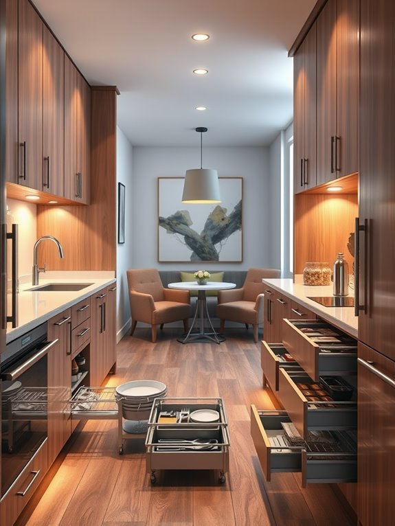 maximize kitchen storage space