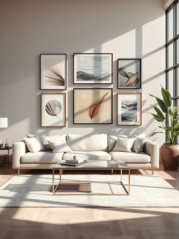 maximize space with art