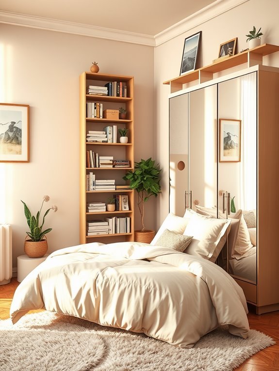 maximize space with vertical storage