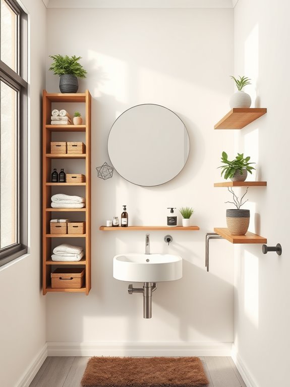 maximize storage with shelving
