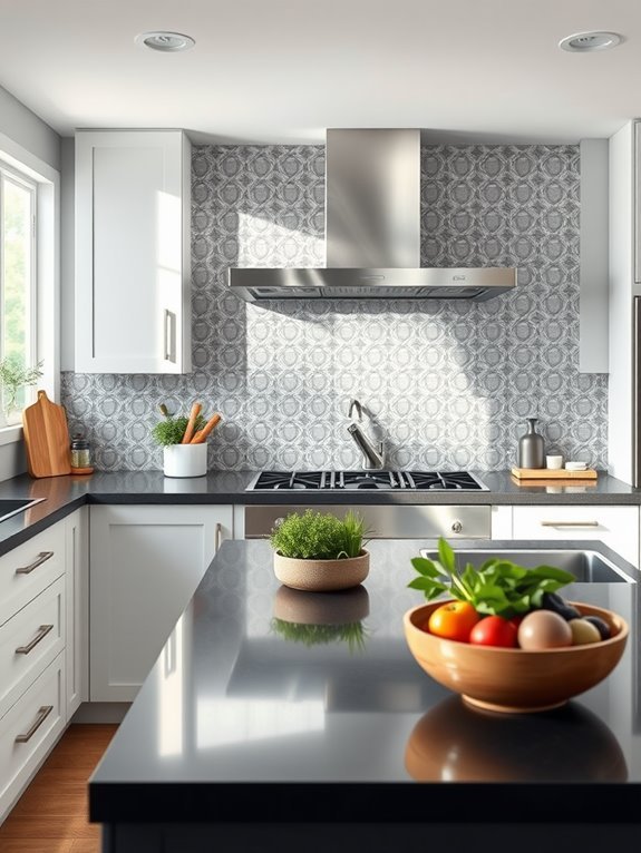 modern sleek metal design