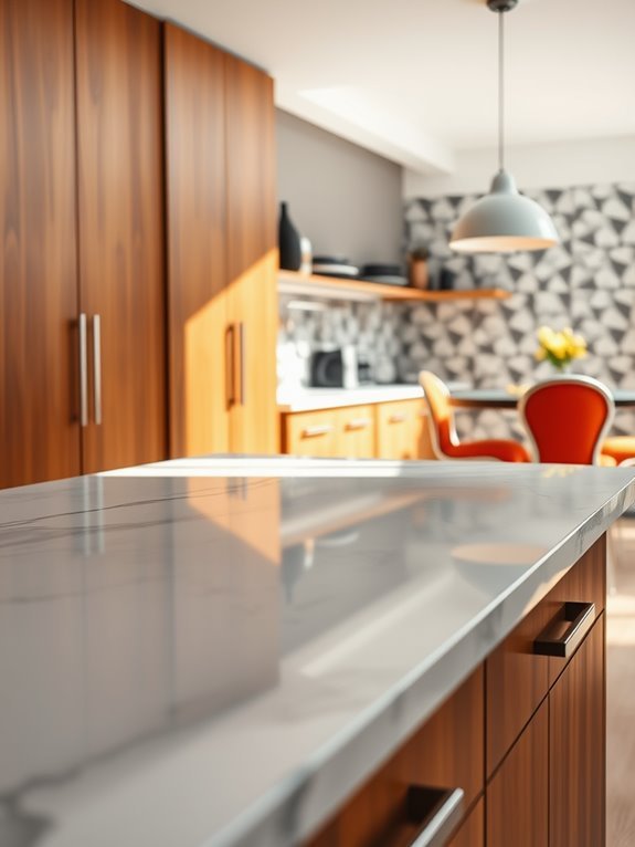 modern stylish kitchen surfaces
