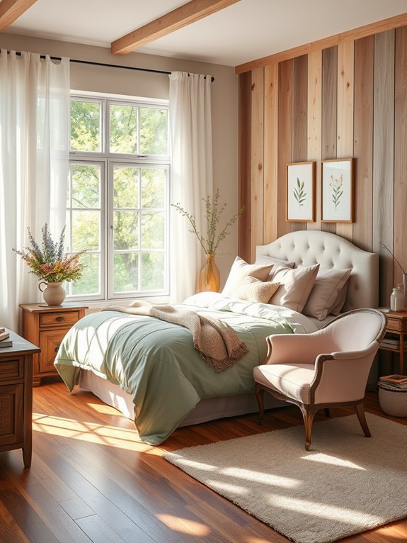 natural elements and rustic