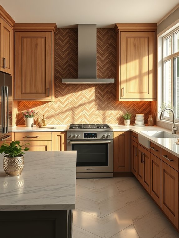 natural textured wood surfaces